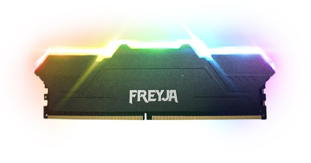 Memória RAM Freyja RGB 08GB (01x08GB) DDR4 3200MHz DIMM 1,2V - Excelente Desempenho para Computadores Desktop de Jogos excelente para Gamers